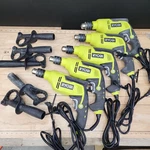 Lot Of Ryobi D620H 5/8 Inch Variable Speed Reversible Hammer Drill. Fixed Price $89.99.