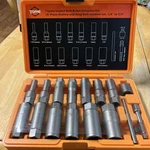Topme Deep Bolt Extractor SET16 Pcs Impact & Nut Remover Stripped Lu.... Fixed Price $49.99.