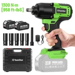 Taskstar 1300N.M Cordless Electric Impact Wrench 1/2 Inch High Torque Brushless. Fixed Price $68.99.