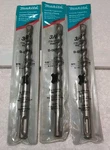 3PC Makita D-00929 3/8" 6-1/4" Sds Shank Rotary Hammer Drill Bit Set. Fixed Price $19.56.