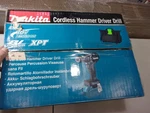 Makita 18V Hammer Driver/drill W/ 2-2AH Batteries, Bag & Chrgr # XPH15RB ... Fixed Price $260.00.