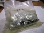 Dynaflo 1/4"-28 65 Steel Yellow Zinc Grease Fitting With Ball Check Qty 25. Fixed Price $20.00.
