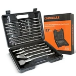 Comoware Rotary Hammer Drill Bits Set & Chisels- Sds Plus Concrete 17CS. Fixed Price $51.22.