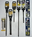 Concrete Hammer Drill Bit Sds Plus Dewalt Bosch Master Mechanic Set Of 8. Fixed Price $86.00.