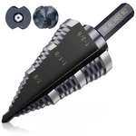 Macxcoip M2 Step Drill Bit, 3/16 To 1-3/8 In, Double Fluted, Cutting Bi.... Fixed Price $34.01.