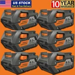 6PACK For Ridgid R840087 8AH Lithium Battery Rigid 18 Volt R840085 Power Tools. Fixed Price $105.69.