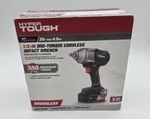 Hyper Tough 80286 20V Max Brushless Cordless 1/2" Mid-torque Impact Wrench, Nib. Fixed Price $79.99.