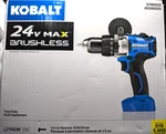 Kobalt 24V Volt Max Brushless 1/2" Hammer Drill Driver Khd 524B-03 New In Box!. Fixed Price $84.99.