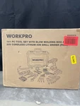 Workpro 20V Pink Cordless Drill Driver Home Tool Set, 141PCS Hand Kit F. Fixed Price $103.99.