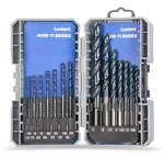 Toolant Noir-ti Cobalt Hss Twist Drill Bit Set 21PCS Bullet Point Tialn Metal. Fixed Price $18.95.
