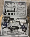 Kobalt Pneumatic Air Kit Impact Driver Hammer, Rotary- Missing Tools. Fixed Price $80.00.