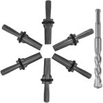 6PCS Rock Splitting Wedges And 1PCS Rotary Hammer Drill Bit, 5/8" Plug. Fixed Price $26.39.
