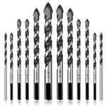 Ubesths Masonry Drill Bit Set, Concrete Pcs, 1/8"-1/2". Fixed Price $12.35.