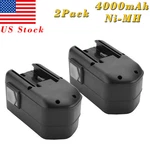 2X 4000MAH 18V Ni-mh Battery For Milwaukee 48-11-2200 48-11-2232 CP8745 0521-20. Fixed Price $80.91.