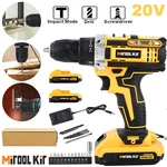 20V Cordless Drill Li-ion Speed Electric Battery&charger Driver With Bits Set. Fixed Price $27.90.