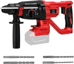 Powerful Cordless Rotary Hammer Drill - 4 Modes, 3J Impact, 360 Handle. Fixed Price $133.99.