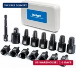 Toolant 15PCS Impact Screw Extractor Set, Bolt & Nut Remover Socket Kit, St. Fixed Price $40.23.