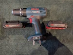 Bosch HDB180 18V Hammer Drill Driver W/ 2 Batteries (no Charger). Fixed Price $89.99.