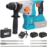 20V Cordless 1-1/8" Rotary Hammer Drill Sds-plus Brushless Motor Included 2X4.0A. Fixed Price $186.96.