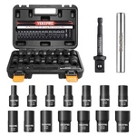 Yekepro 16PCS Bolt Extractor Set, 1/2" Drive Impact 16-PIECE Twist Socket. Fixed Price $87.66.