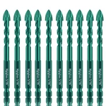 Mgtgbao 10PCS 5/16'' Tile Glass Drill Bits Masonry Ceramic Mirror Concrete. Fixed Price $34.99.