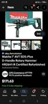 Makita HR2641 Sds Hammerdrill Concrete Bits. Fixed Price $139.99.