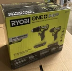 New Ryobi 18V One+ Hp Brushless Compact Drill & Impact Driver Kit PSBCK102K2. Fixed Price $114.99.