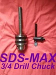 Sds-max Hammer Drill Adapter / Bosch Milwaukee Dewalt Makita Hitachi Bauer Skil. Fixed Price $99.97.