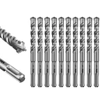 Sali 10PCS 1/2"*6" Sds Plus Rotary Hammer Drill Bit Concrete Kit Cr.... Fixed Price $37.75.