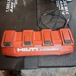 Hilti C4/36 MC4 Multi 4-BAY Charger Led Tested. Fixed Price $119.99.