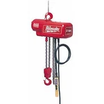 Milwaukee B445188 & #174 Ton Electric Chain Hoist 10' Lift 115/230V, 1-PHASE. Fixed Price $4832.44.