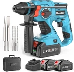 Seesii Cordless Sds Plus Rotary Hammer Drill Concrete 2X4AH. Fixed Price $268.59.