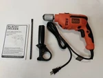 New Black + Decker Hd Hammer Drill Driver 1/2 In. Keyless Chuck 48000 Bpm Corded. Fixed Price $74.99.