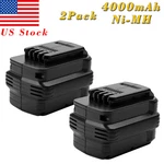 2X 4000MAH 24V Ni-mh Battery For Dewalt DW0240 DW0242 DE-24 DE0240 DE0241 DW004. Fixed Price $98.95.