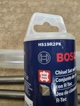 Bosch Sds-max R-tec Self-sharpening Chisel Set 2PC HS19R2 Pack Sealed. Fixed Price $30.00.