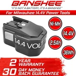 Milwaukee 0511-21 Replacement Power Tool Battery By Banshee 14.4V 2.5AH Ni-mh. Fixed Price $42.25.