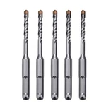 5 Pack 1/4 Inch X 4.33 Sds Plus Rotary Hammer Drill Bit, Concrete .... Fixed Price $26.37.
