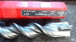Hilti Hammer Drill Bit, Te-yx 32/37 Sds Max, 250MM Working Length. Fixed Price $20.00.