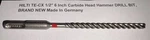 Hilti Te-cx 1/2" 6 Inch Carbide Head Hammer Drill Bit, Brand New Made Germany. Fixed Price $19.00.
