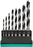Hymnorq Brad Point Wood Drill Bits 8PC Set, Metric Size 3MM-10MM By 1MM In.... Fixed Price $21.21.