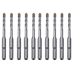 10 Pack 15/64 Inch X 6.3 Sds Plus Rotary Hammer Bit, Concrete Drill Bits.... Fixed Price $24.92.