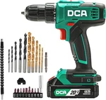 Dca Cordless Drill Set, 354 In-lbs Torque, 3/8 Keyless Chuck, Electric Power .... Fixed Price $45.39.