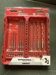 Milwaukee Shockwave Hammer Drill Bit Kit 10 Piece Carbide 48-20-9068. Fixed Price $25.00.