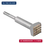 Sds Plus Bushing Tool 16 Tips, 6'' X 1-1/4'' Square Head Concrete Roughness Coat. Fixed Price $33.23.