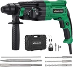 Powerful 1" Sds-plus Rotary Hammer Drill, 8AMP, 4 Functions, 5 Accessories. Fixed Price $108.25.
