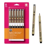 Sakura Pigma Micron Black Ink Multi-tip Set, 1 Count (pack Of 6). Fixed Price $26.02.