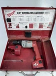 Milwaukee 0420-01 3/8" Hammer Drill 12VDC 2XBATTERY Charger Handle Case 1600RPM. Fixed Price $75.00.