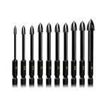 10-PIECE Glass Concrete Drill Set, Masonry For Brick... Fast Ship. Fixed Price $25.81.
