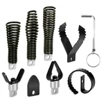 8-PIECE Drain Snake Drill Attachment, Cutter And Auger Set, Compatible With 5.... Fixed Price $33.98.