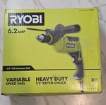 Ryobi 6.2 Amp Corded 5/8 In. Variable Speed Hammer Drill D620H. Fixed Price $21.99.